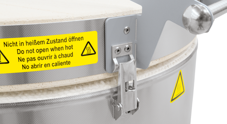 HORNO TOP NABERTHERM - Cierre de tapa