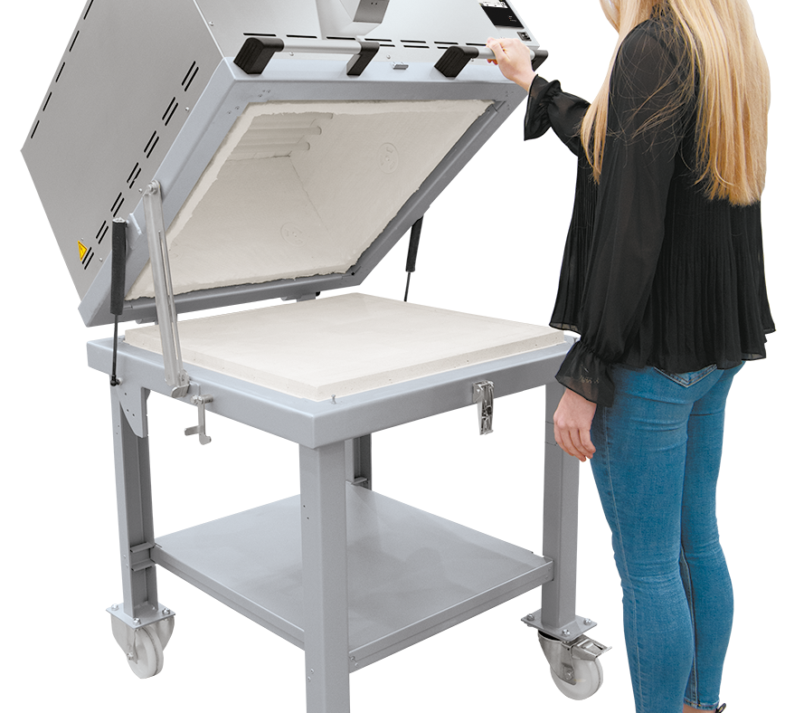 Horno Nabertherm fusing altura de carga ergonómica