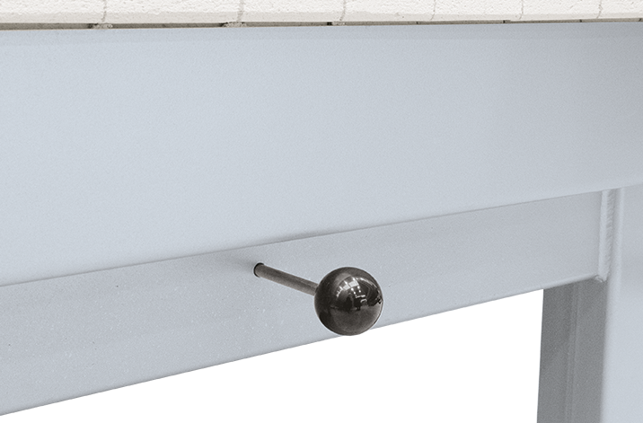 Horno Nabertherm - apertura manual ajustable