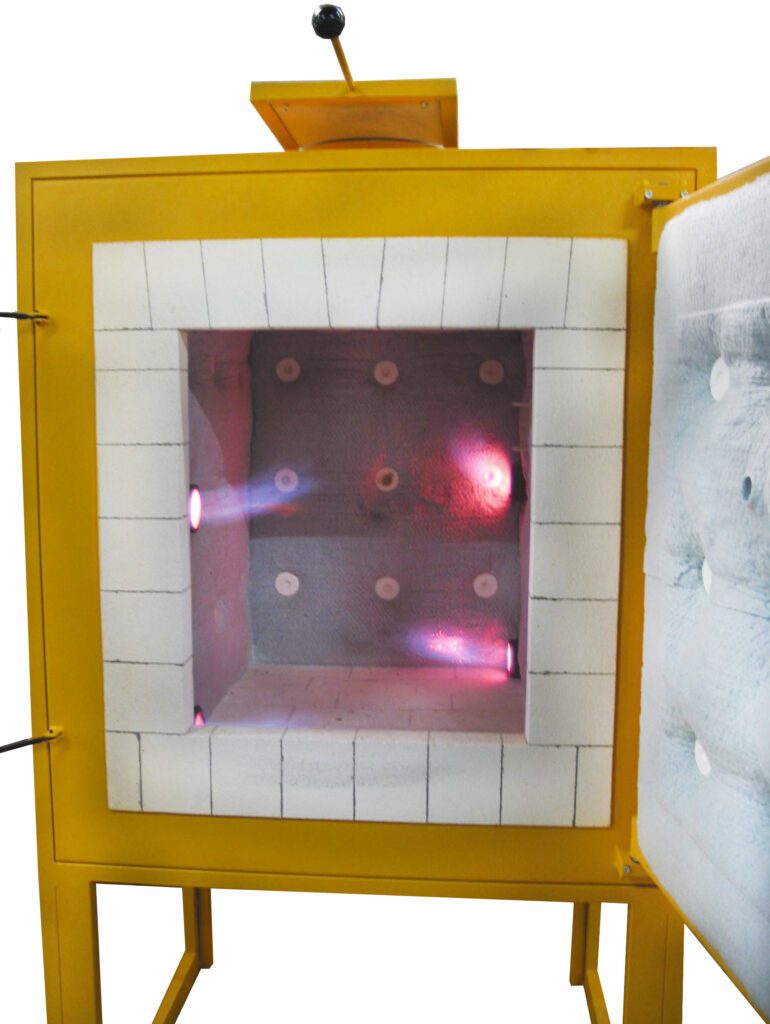 Horno gas cerámica Tecnopiro HG, abierto fuego